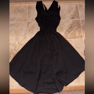 NWT Entro black dress with open back